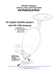 Winegard RD-4610 Owner`s manual