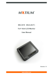 motium MLC-810 User manual