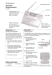 Radio Shack 5-Hour Owner`s manual