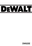 DeWalt DW625E Technical data