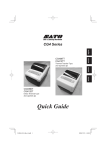 SATO CG4 Series Instruction manual