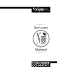 Crest Audio NEXSYS - VERSION 3.0 Hardware manual