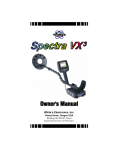 White Spectra VX3 Instruction manual