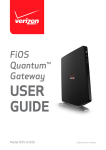 Verizon FiOS-G1100 User guide