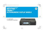 Motorola CM300d User guide