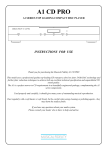 Musical Fidelity A1 CD PRO Specifications