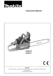 Makita DCS411 Instruction manual