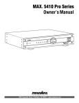 AMX AXC-232 Plus plus Owner`s manual
