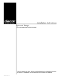Dacor ER3OD Specifications