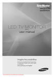Samsung T19A350 User manual
