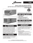 Modine Manufacturing DBP Service manual