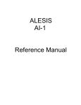 Alesis AI-3 Specifications