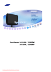 Samsung 2032BW Owner`s manual