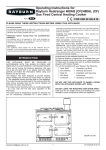 Rayburn Heatranger 480AG (CF) Operating instructions