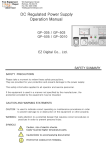 EZ Digital GP-3010 Specifications