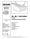 Craftsman 139.53647SRT1 Owner`s manual