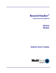 Multitech RouteFinder RF850 User guide