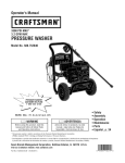 Craftsman 580.752840 Operating instructions