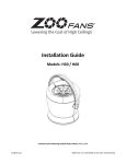 Zoo Fans H60 Installation guide