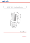 Unitech RFID HF Model User`s manual