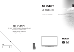 Sharp LC-40LE340E Specifications