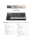 Moog CP-251 Specifications