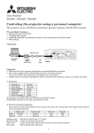 Mitsubishi XD400U User manual