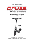 Cruza XR500 Owner`s manual