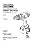 Craftsman 973.225410 Operator`s manual