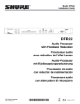 Shure DFR22J Installation guide