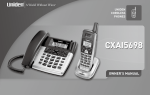 Uniden CXAI5698 - Cordless Phone Base Station Specifications