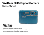 Vivitar VIVICAM 5015 User`s manual