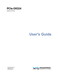 MC PCIe-DIO24 User`s guide