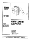 Craftsman 917.249121 Owner`s manual