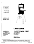 Craftsman 113.24350 Owner`s manual