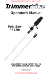 MTD PS720r Operator`s manual
