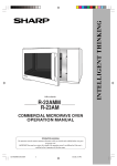 Sharp R-22AMM Specifications