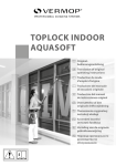 Vermop Toplock Indoor Aquasoft Operating instructions