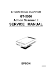 Epson ActionScanner II Service manual