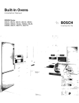 Bosch HBL55 Installation manual