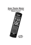 Universal Remote SL-9000 Specifications