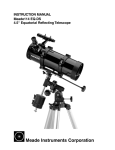 Meade DS-114 Instruction manual