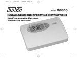 Mars 70803 Operating instructions