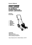 Craftsman 917.377431 Owner`s manual