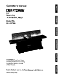 Craftsman 351.217680 Operator`s manual