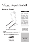 Avari Fitness A450-255 Owner`s manual