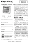 Procom SSU320RHL-S Installation manual