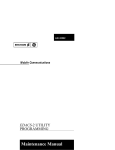 Ericsson EDACS MDX Operator`s manual