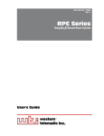 Western Telematic MPC Series MPC-20V-1 User`s guide