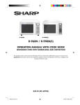 Sharp R-990KW Operating instructions